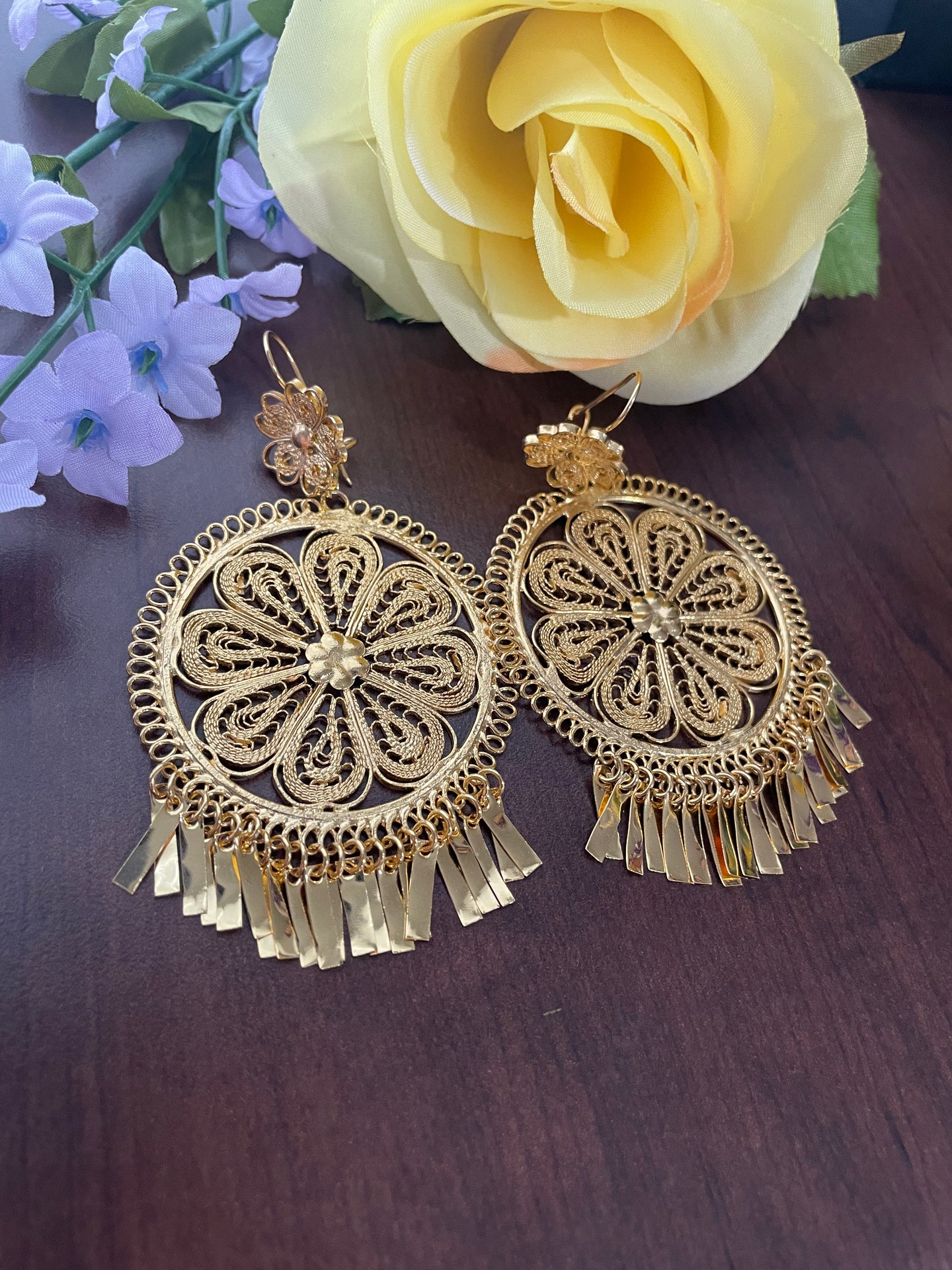 Margarita Filigree Earrings/ Grandes