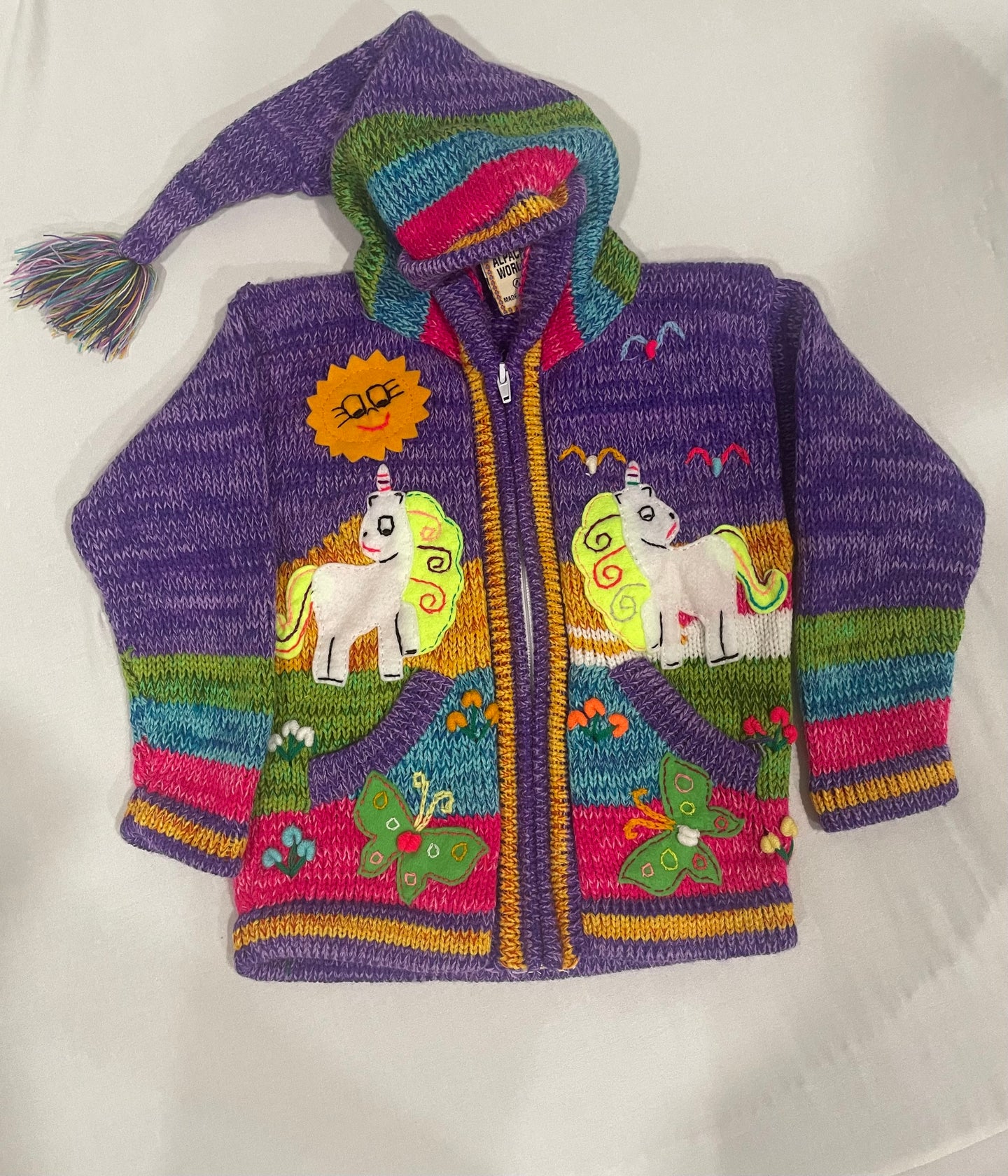Alpaca kids sweater