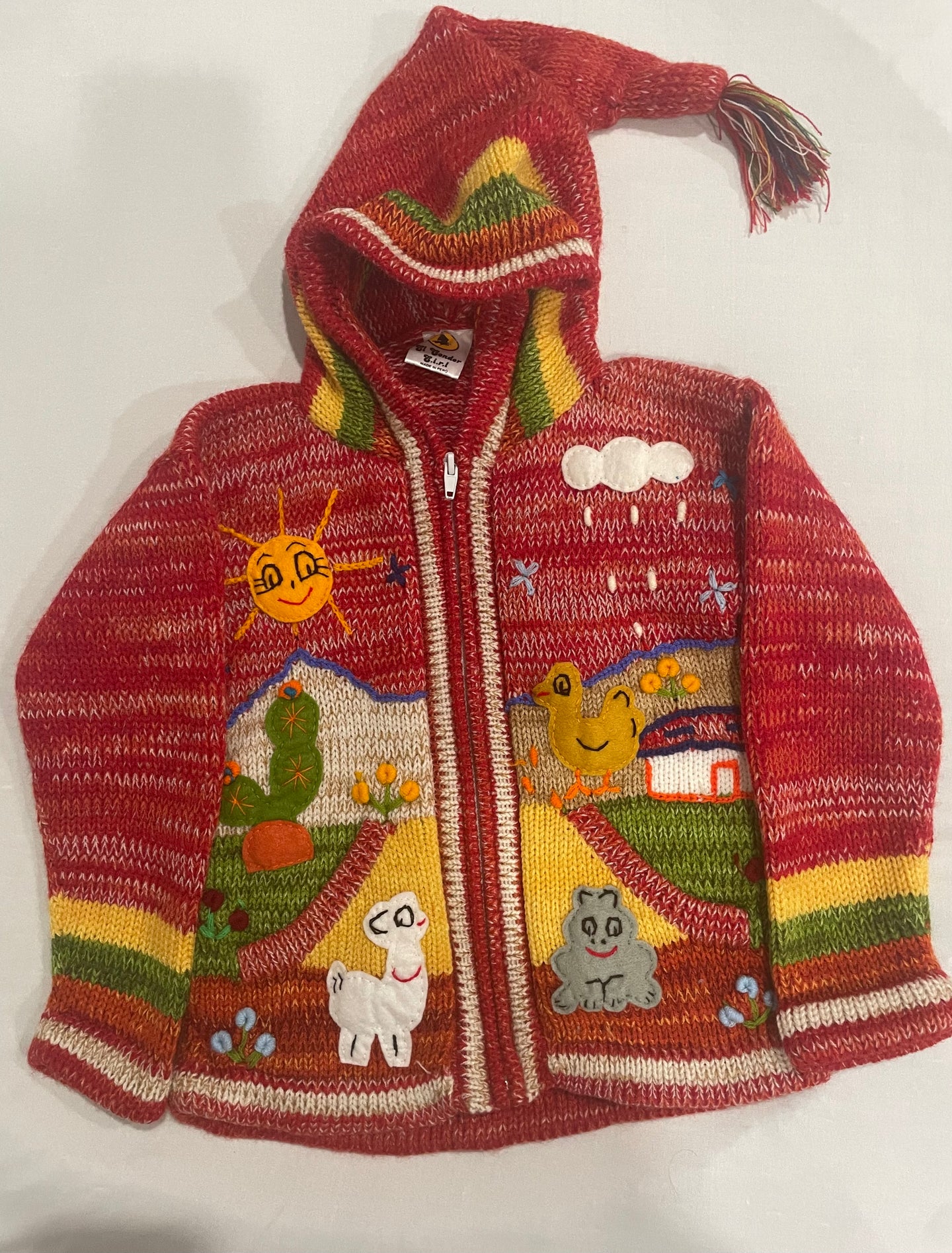 Alpaca kids sweater
