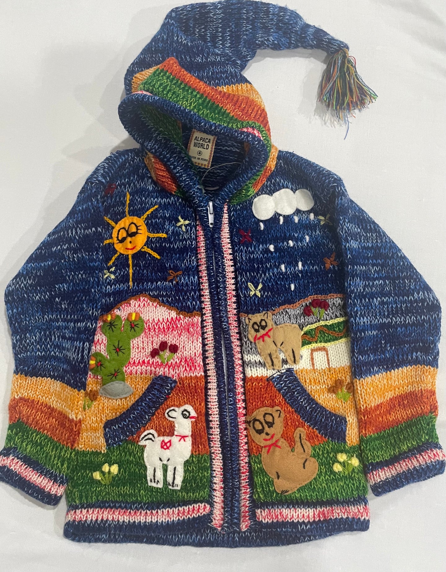 Alpaca kids sweater