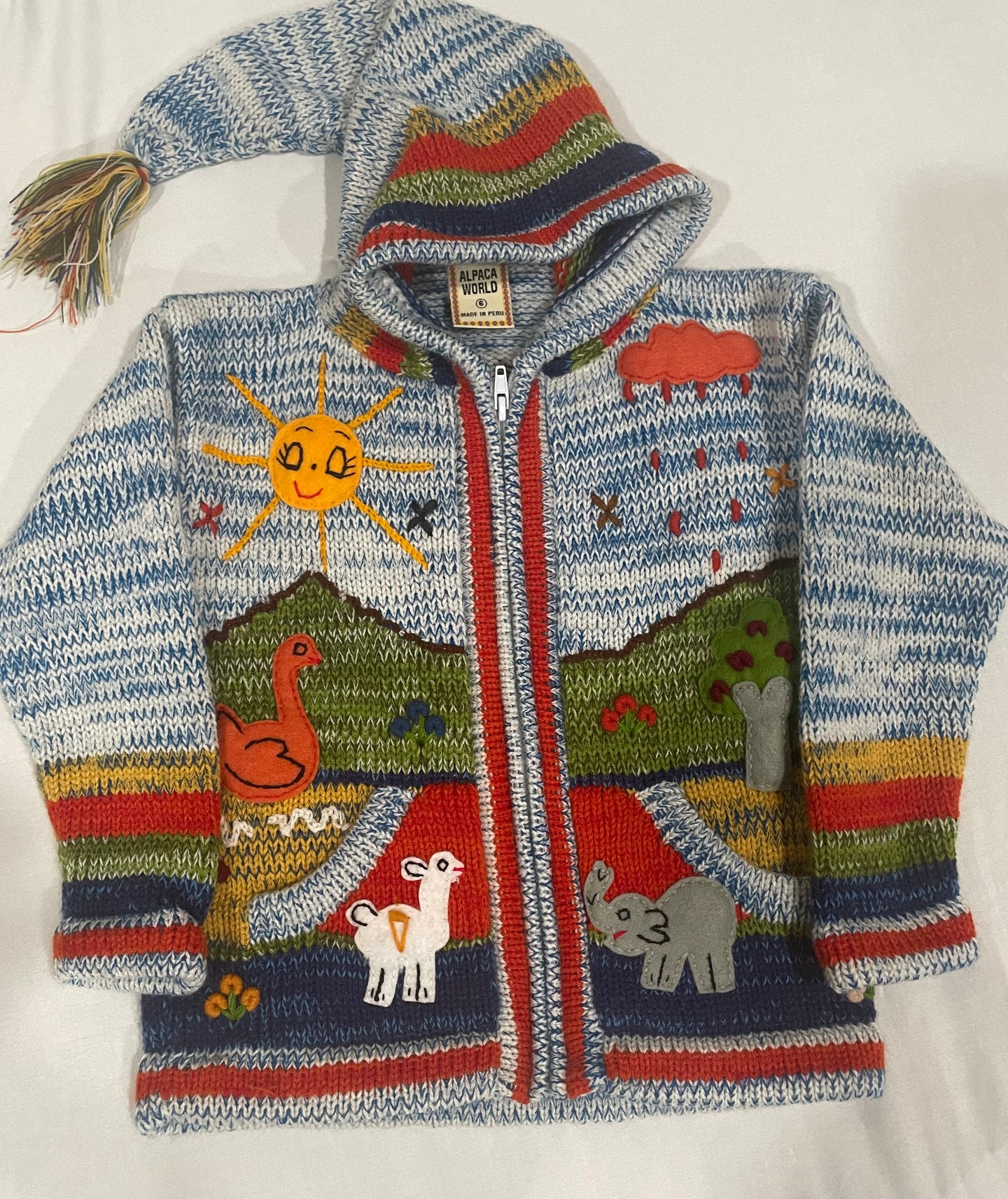 Alpaca kids sweater