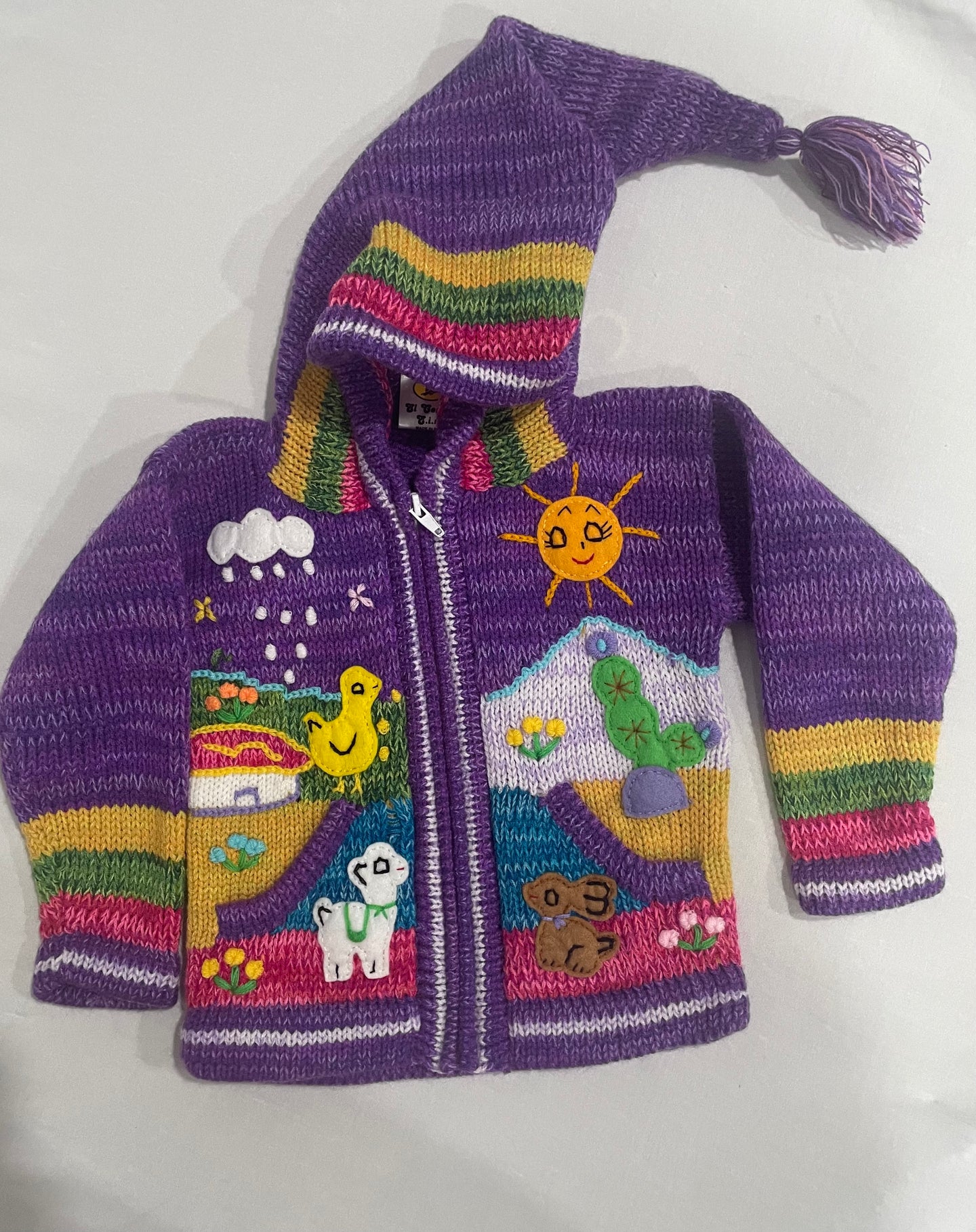 Alpaca kids sweater