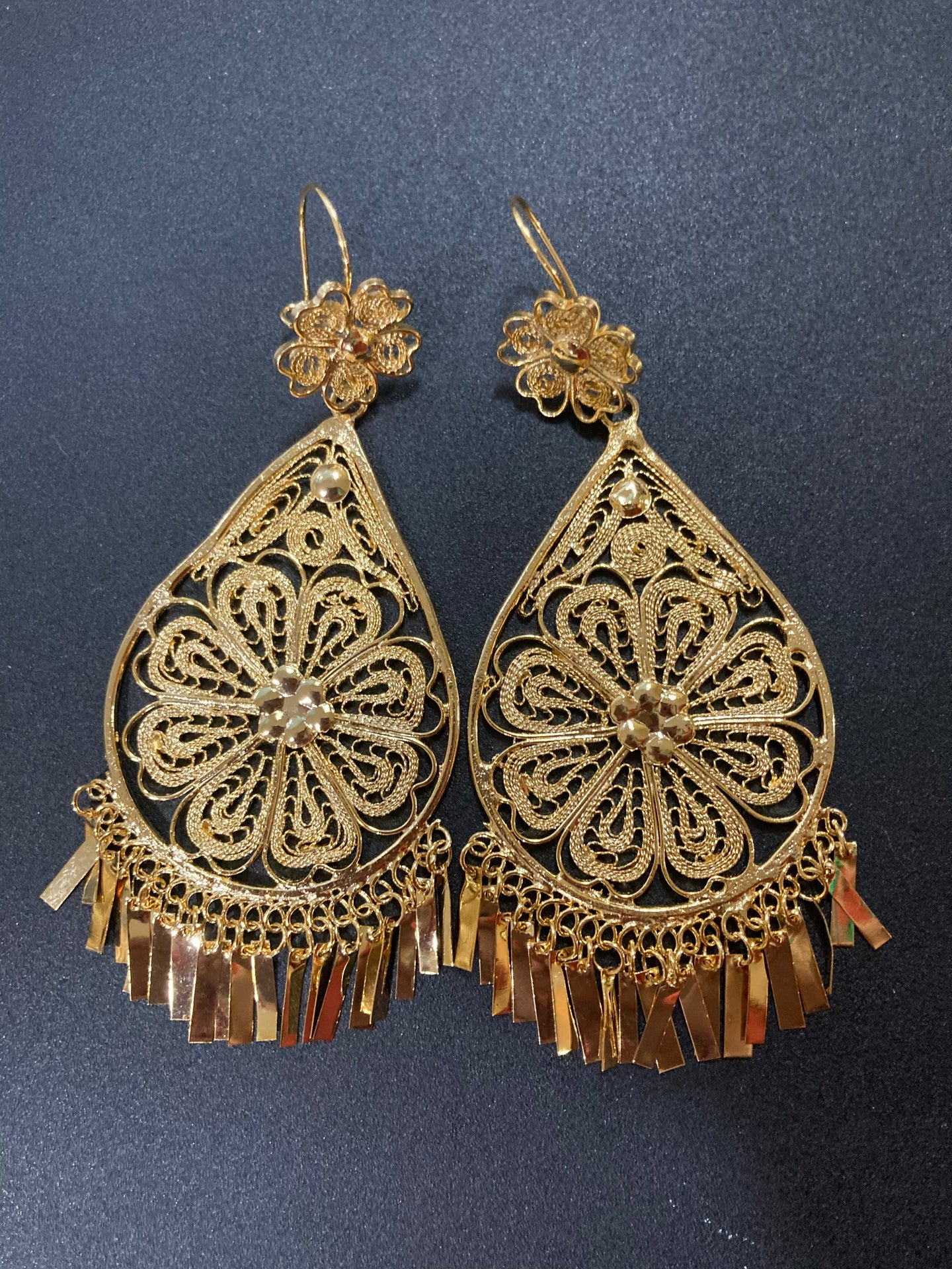 Gold Statement Earrings